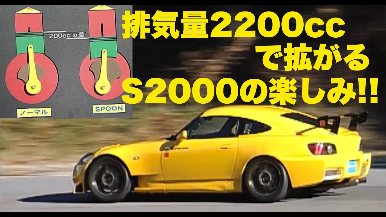 2200cc化で格段に拡がるS2000の楽しみ方!!【Best MOTORing】2006