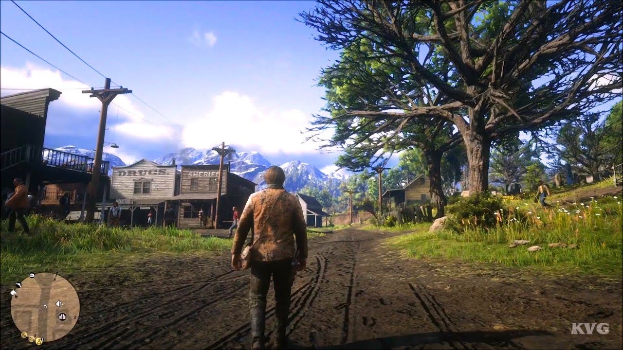 Red Dead Redemption 2 - Valentine - Open World Free Roam Gameplay (PS4 HD) [1080p60FPS]