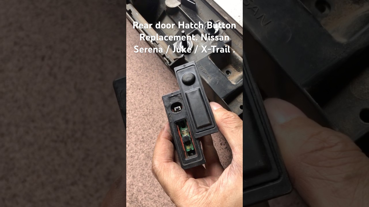 Nissan Serena / Xtrail / Juke . DIY Rear Door switch replacement.