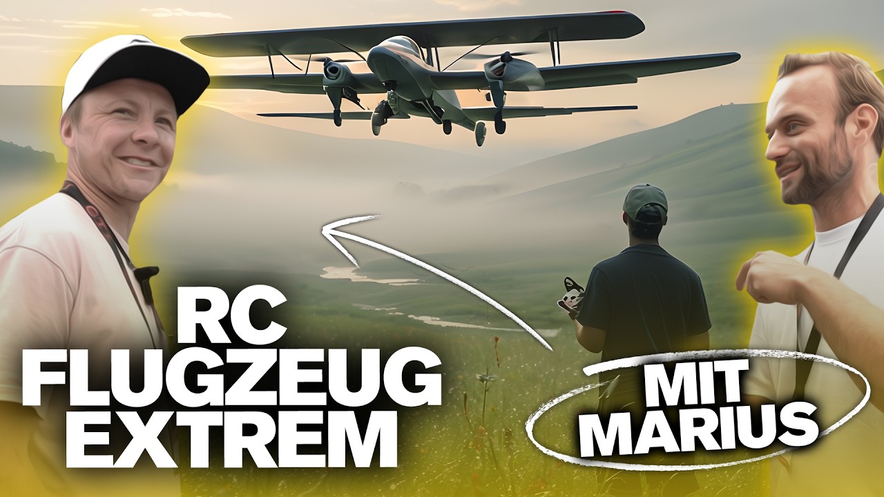 Vom Kindheits-Hobby zum XXL Flugzeug-Modell &ndash; Marius zeigt uns sein zweites Hobby!