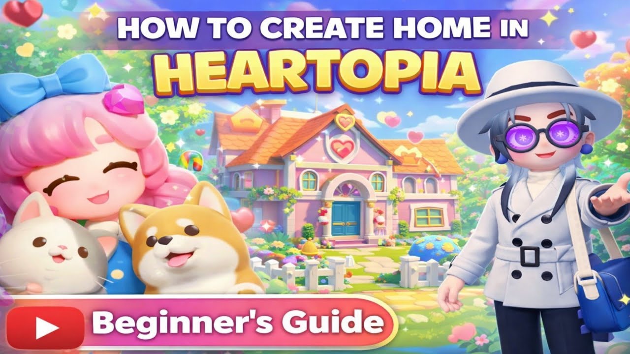 Heartopia Home Tutorial 🏡 | Build Your First House Step-by-Step