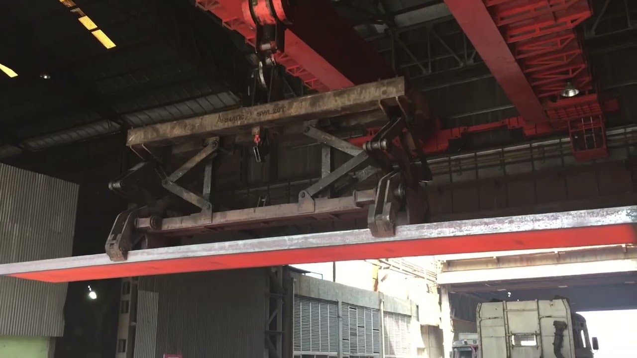 25MT Slab tong for hot slabs - Steel Mill Crane