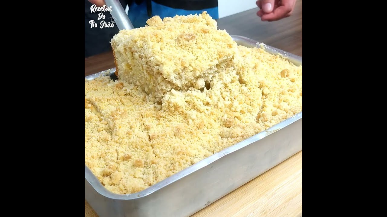 Cuca de Banana, massa que derrete na boca, Seu São João Merece!