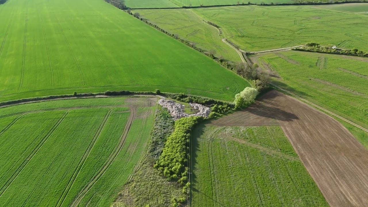 RAF Kimboltom,2025, spot the runways.go-kart circuit on the old figure of eight hardstand....