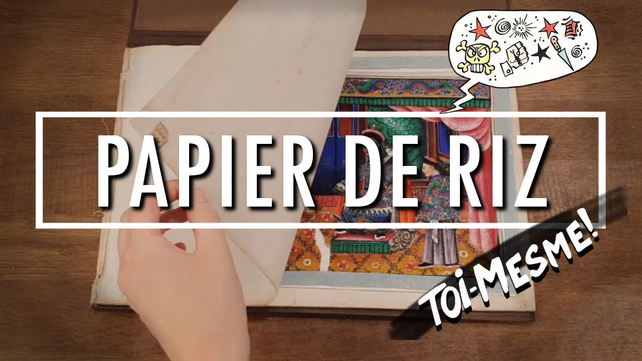 papier de riz (toi-même) à la Bibliothèque de Versailles