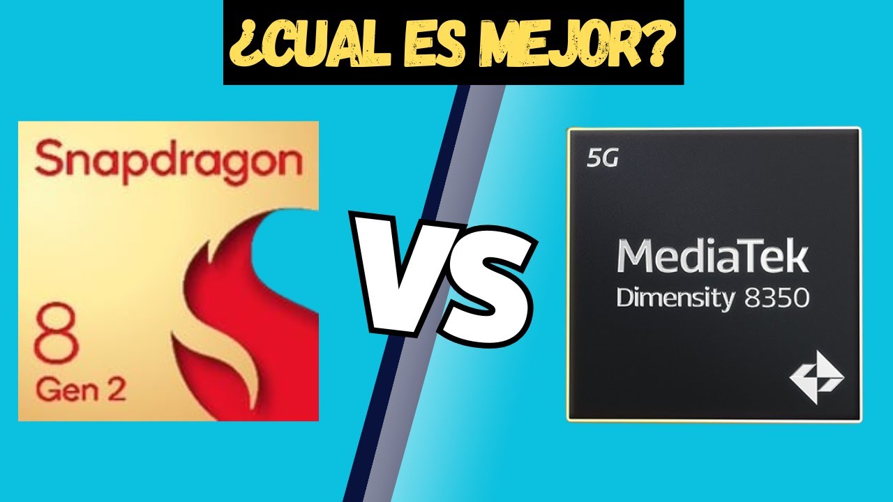 SNAPDRAGON 8 GEN 2 vs MEDIATEK DIMENSITY 8350 - Cual es mejor?