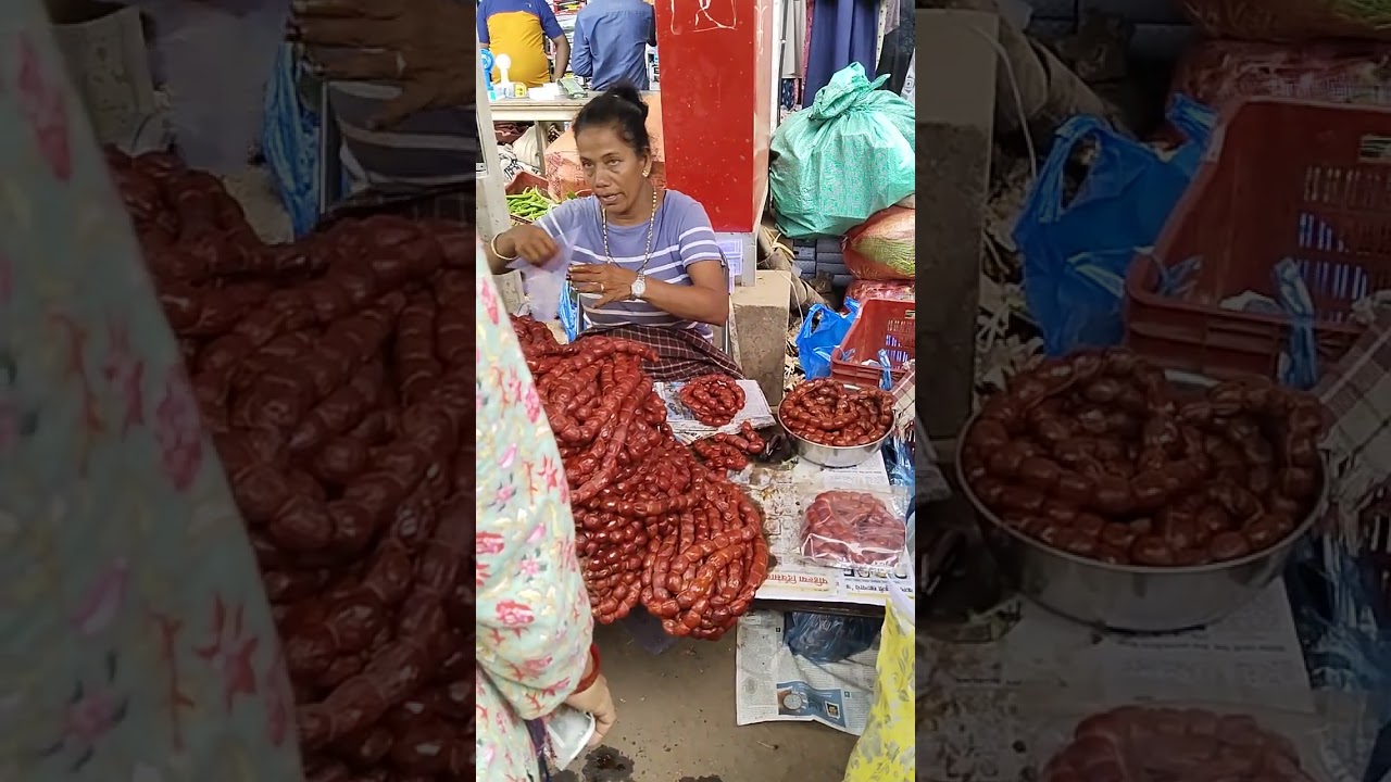 Famous Goa Sausages | Mapusa Market
