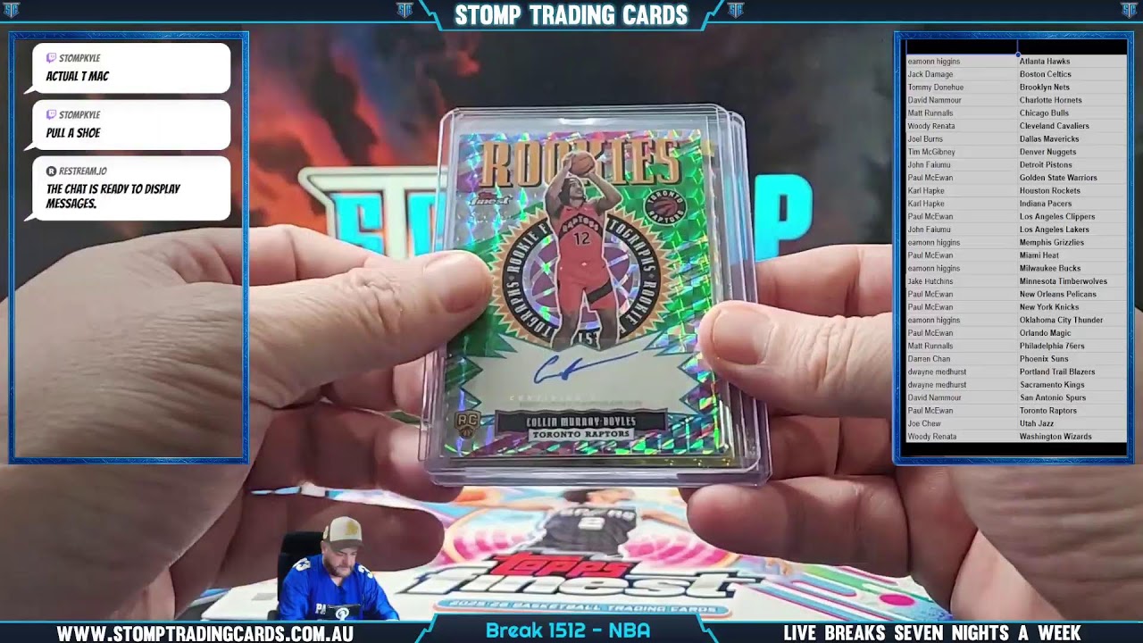 🔴 Break 1512 - NBA - Topps Finest Combo