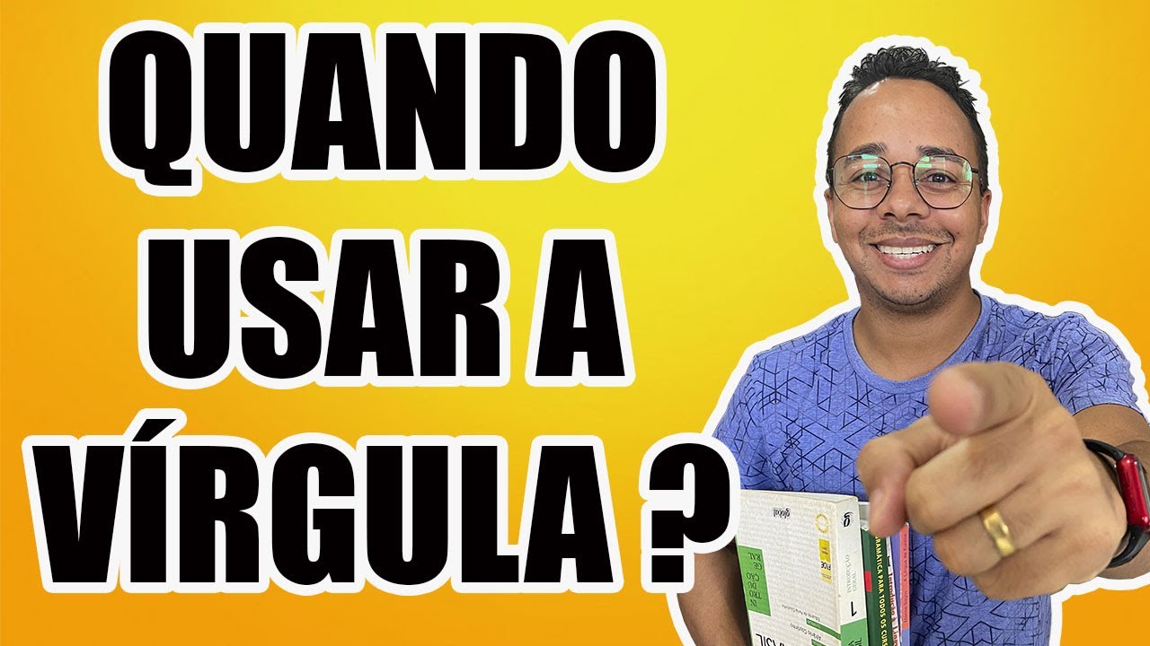 NUNCA MAIS ERRE O USO DA VÍRGULA!