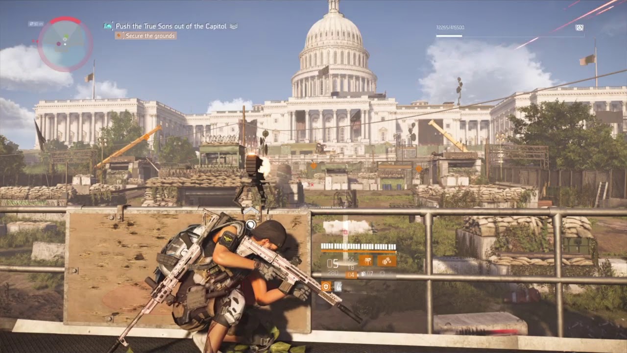 The Division 2 - Capitol Building/Solo/Challenge/Skill build/Without healing skill