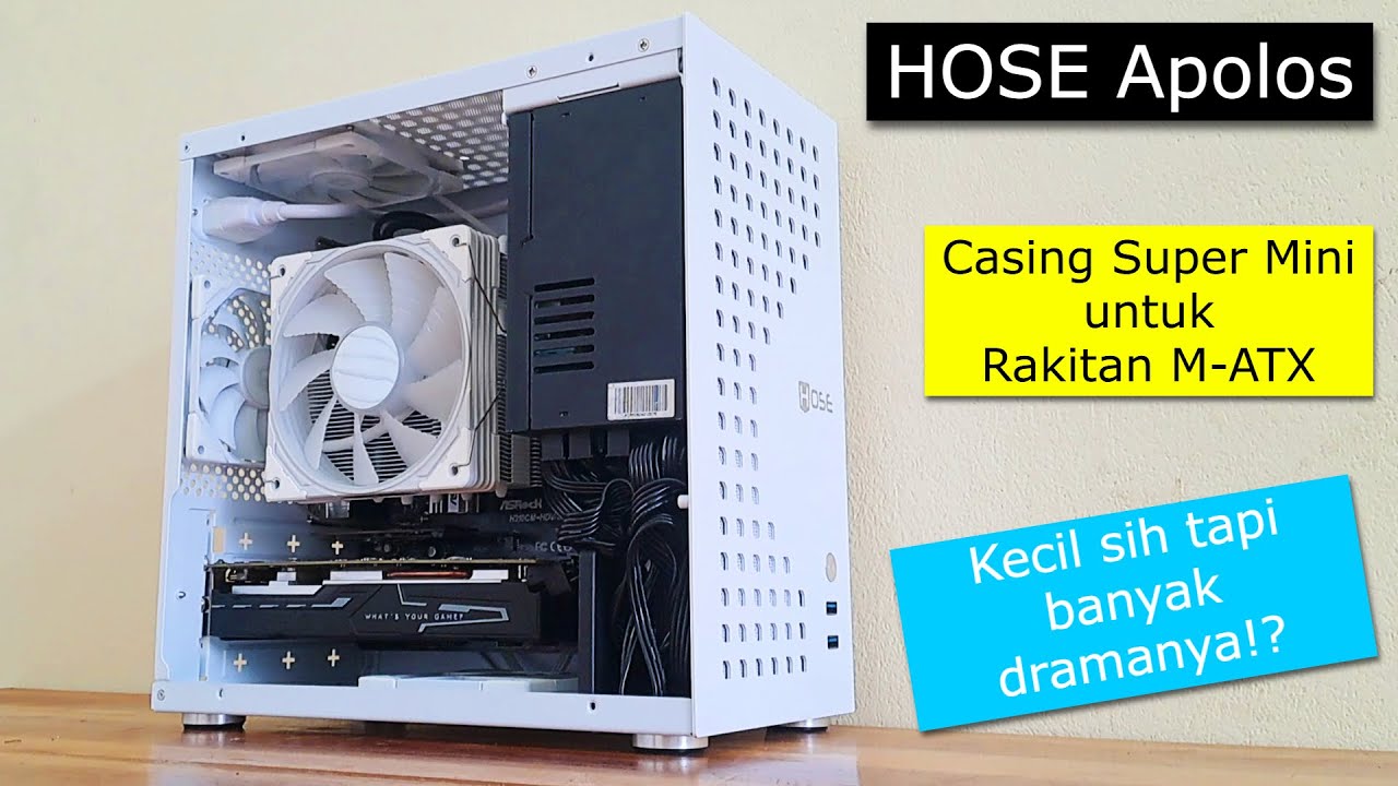 Duh...Kesing Ini Banyak Drama!? | Review Casing PC HOSE Apolos M-ATX Mini Micro-ATX
