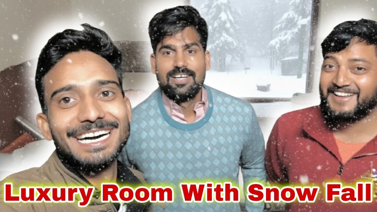 LUXURY ROOM WITH SNOW FALL VLOG| ਬਰਫ਼ ਵਾਲਾ ਲਗਜਰੀ ਕਮਰਾ| बर्फ से भरा हुआ कमरा| ❄️ Snow 🌨️ Fall Vlog