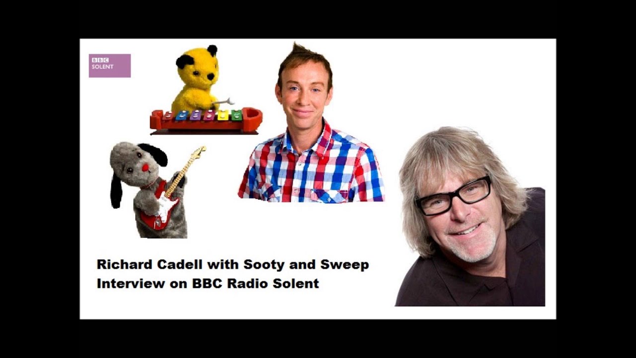 Richard Cadell with Sooty and Sweep Interview on BBC Radio Solent