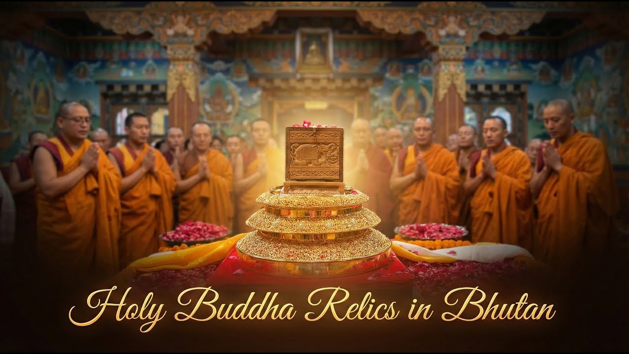 Sacred Journey of the Holy Piprahwa Relics to Bhutan