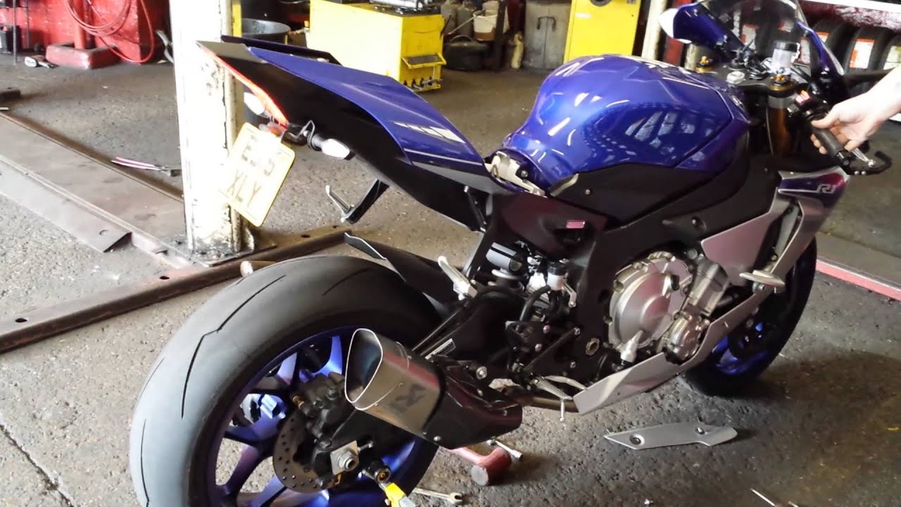 Yamaha r1 2015 akrapovic decat link pipe exhaust