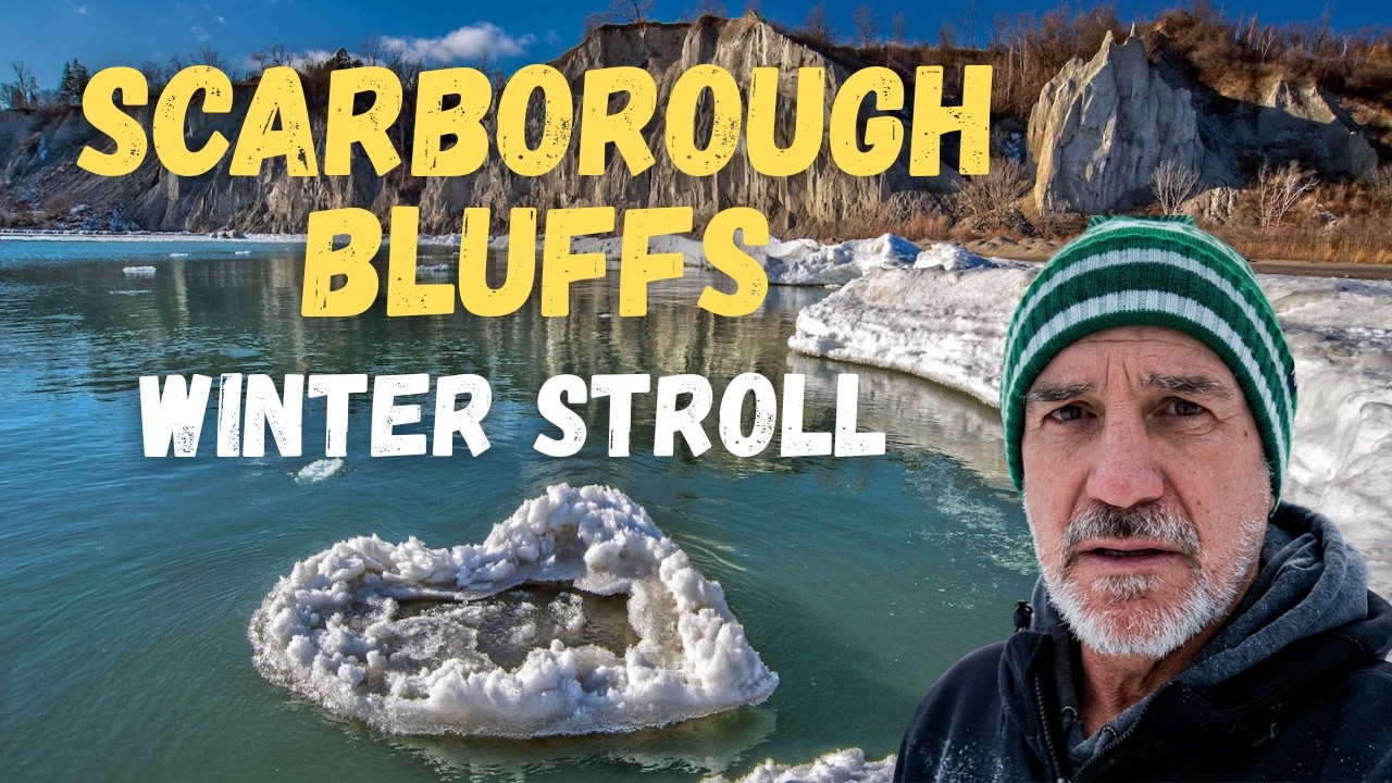 Experience Scarborough Bluffs in Winter: ❄️🌊 (You’ve NEVER Seen It Like This!)