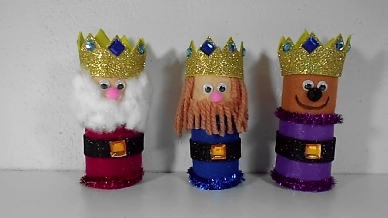 COMO HACER REYES MAGOS PARA NIÑOS. ADORNOS NAVIDEÑOS. Manualidades de navidad. DIY