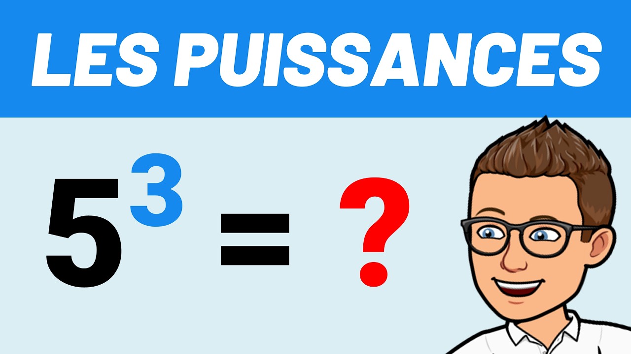 LES PUISSANCES ✅ Explications simples ! 💪 Math | Collège (4e, 3e, ...)