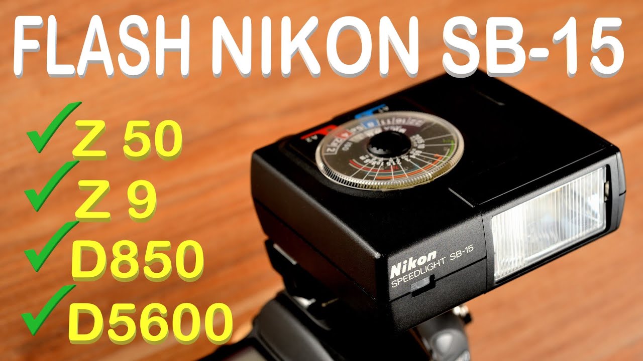 Flash Nikon SB 15 | Excelente en Cámaras Z Mirrorless y Reflex DSLR.