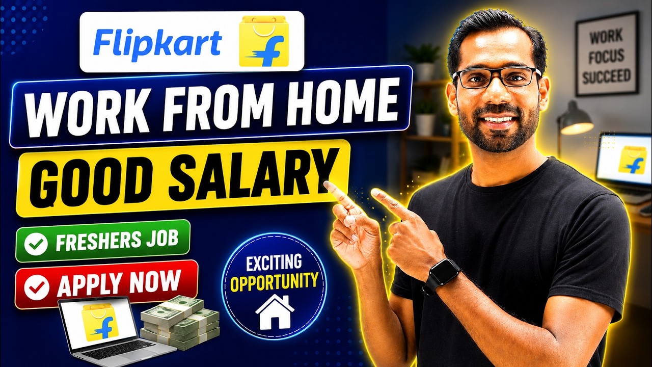 Flipkart CSE Job Vacancy 2026 | Flipkart Job Work From Home 2026 | Flipkart WFH Job 2026 | 12th Pass