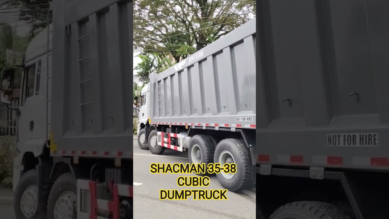 The new SHACMAN H3000S 8X4 DUMP TRUCK POWERED BY 430HP WEICHAI ENGINE LOADING CAPACITY 35-38 CUBIC