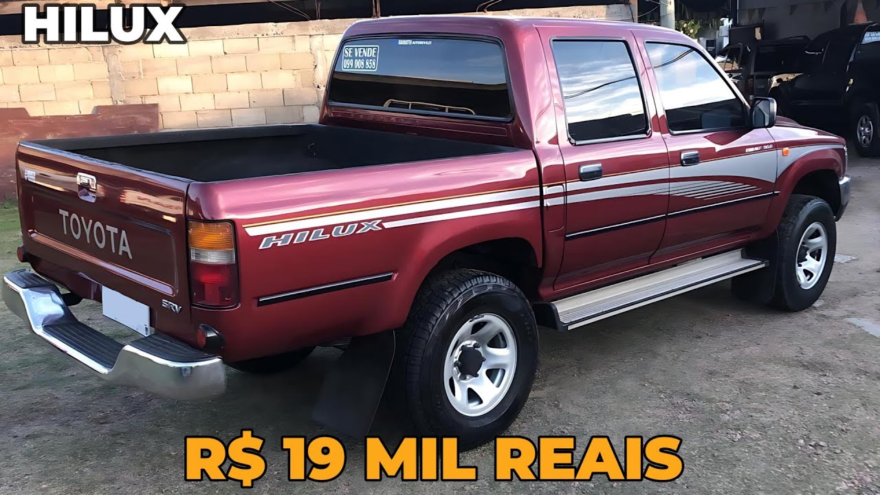 TOYOTA HILUX À VENDA POR APENAS 19 MIL REAIS