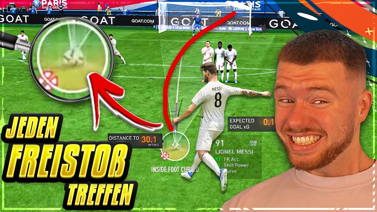 jeden FREISTOß in FIFA 23 verwandeln 😍😍 FREISTOß TUTORIAL