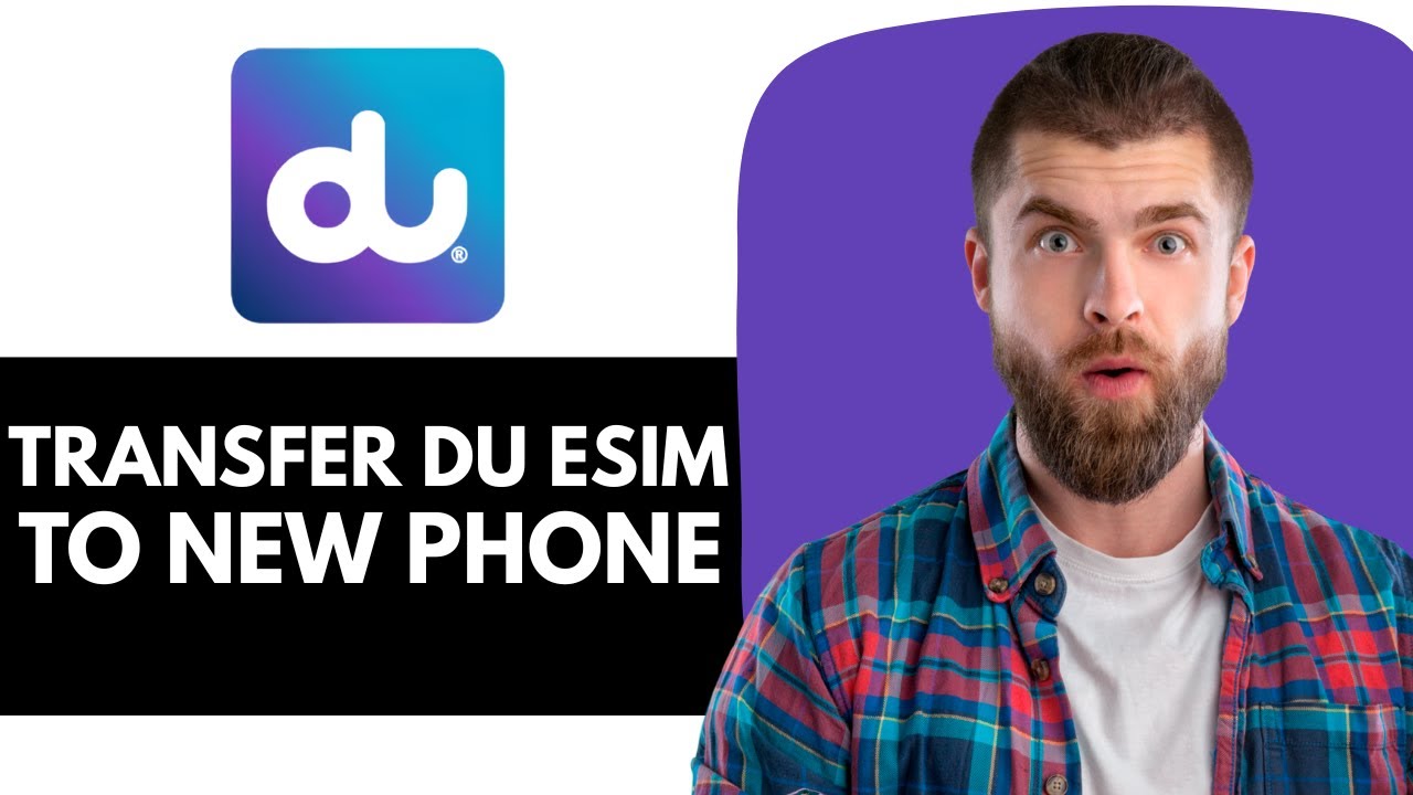 Как перенести eSIM-карту DU на новый телефон