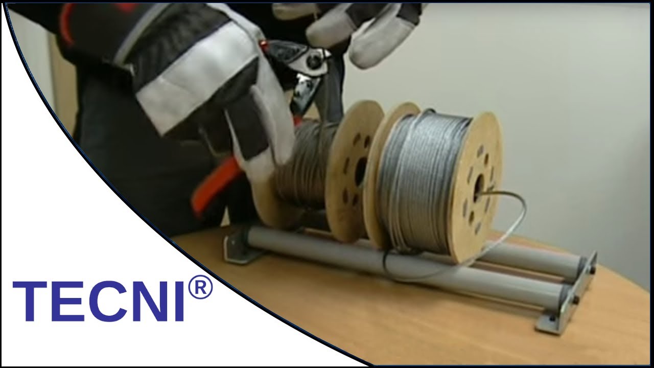 Small Wire Rope Cutters Demonstration by TECNI&reg;Cable