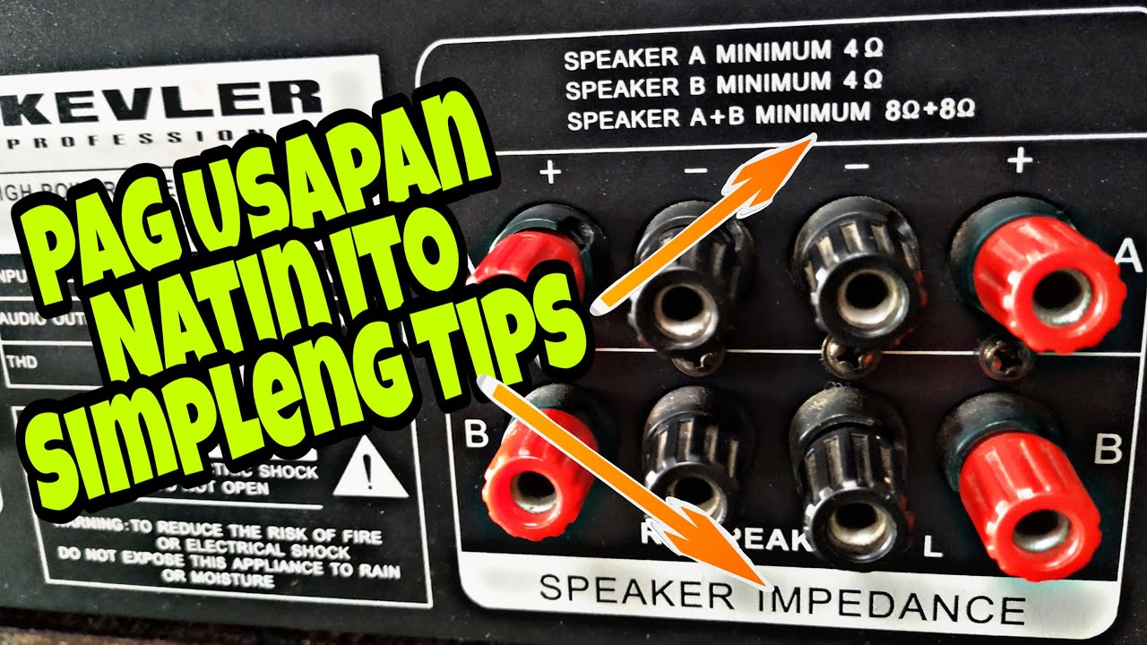 SAKURA av 739, Kevler Gx7, Speaker Impedance, anu ang ibig Sabihin nito?