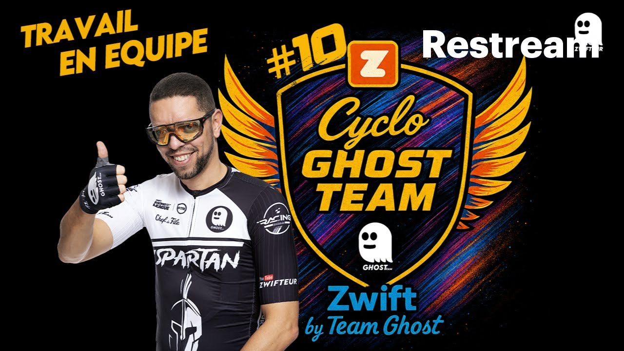 [ZWIFT] 🔴 Course 80km : Travail d'Équipe & Stratégie Gagnante 🚴 Ghost Team