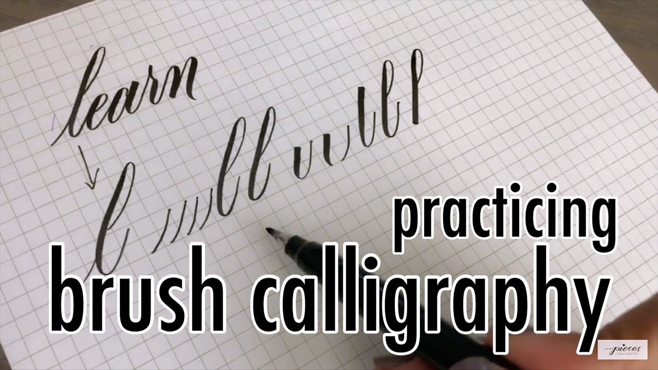 How to make the most of your brush calligraphy practice | YouTober Day 3