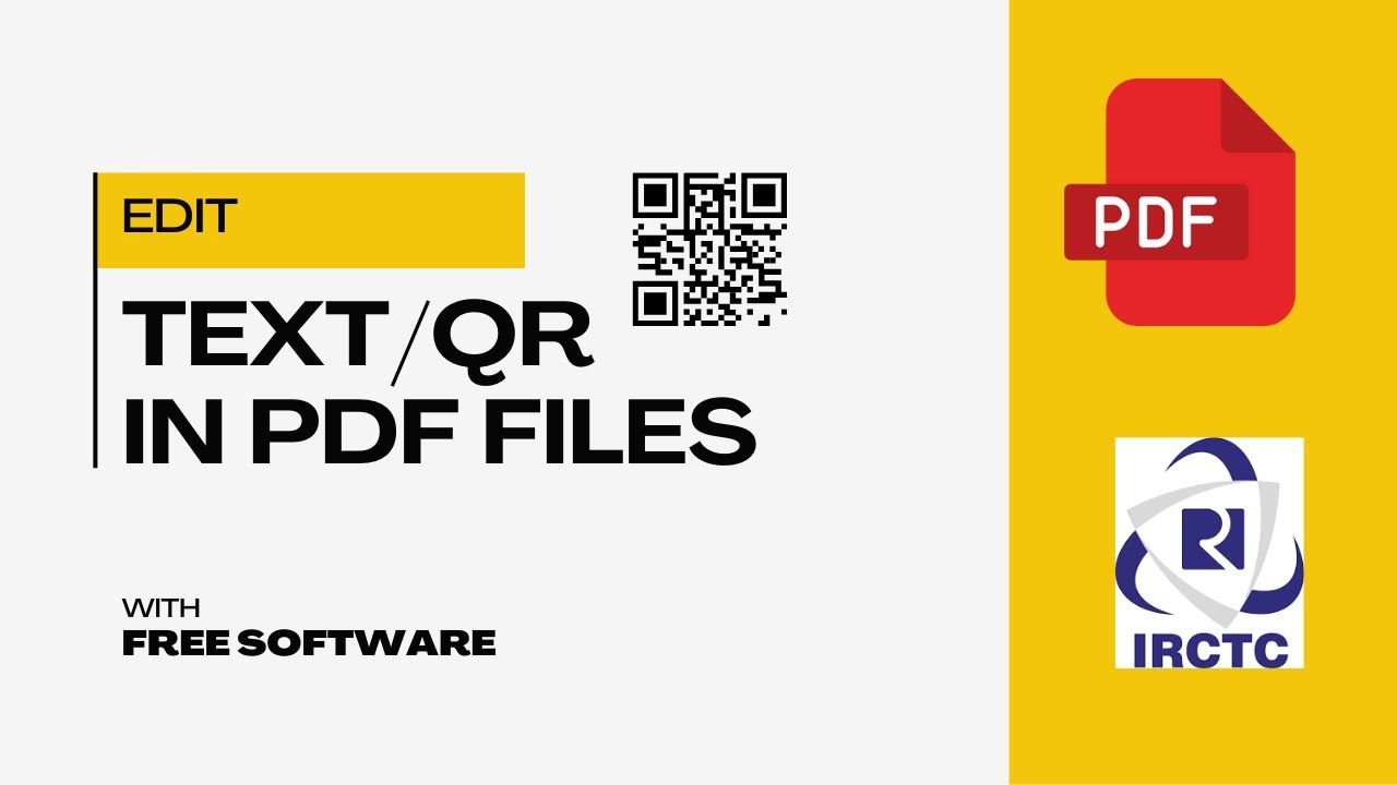 Change Text and QR Code Content in PDF Files for FREE! 🚀