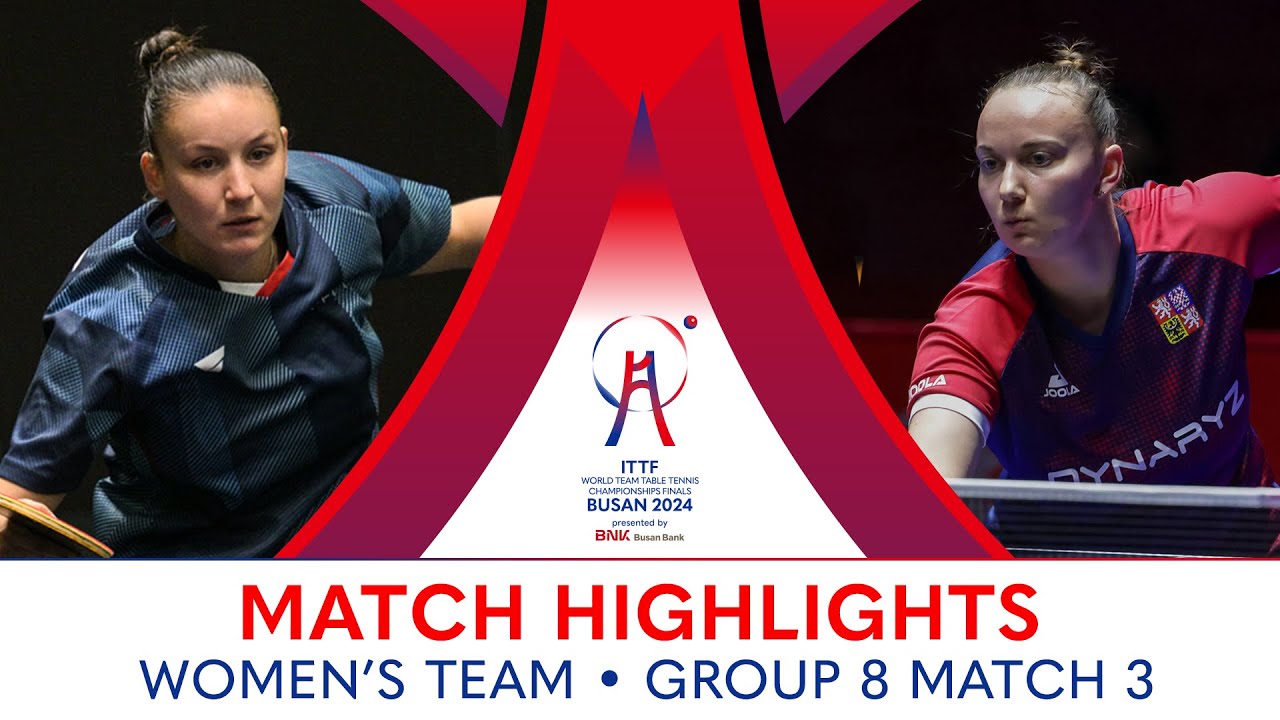 Zdena Blaskova (CZE) vs Audrey Zarif (FRA) | WT G8 - Match 3 | #ITTFWorlds2024