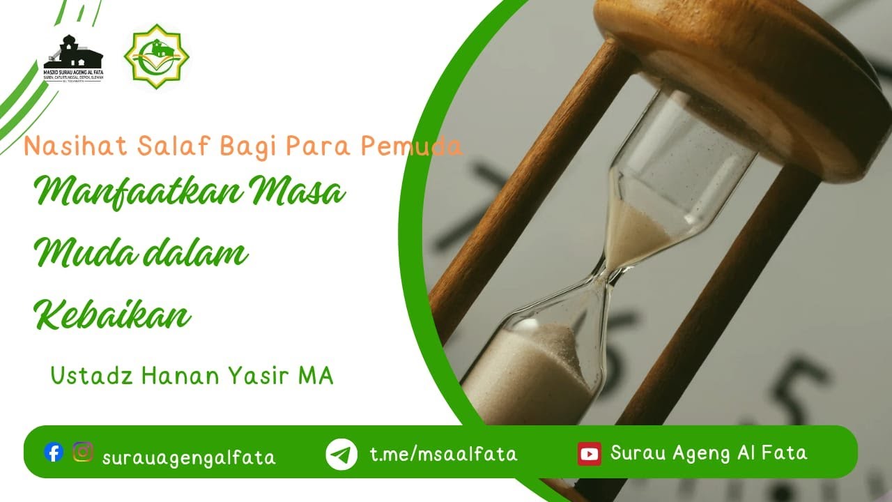 Memanfaatkan Masa Muda dalam Kebaikan | Ustadz Hanan Yasir MA | Jum'at, 16 Januari 2026