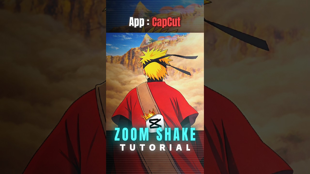 Zoom Shake Tutorial 🤯💀 | Capcut Tutorial | #capcut #capcuttutorial #narutoedits