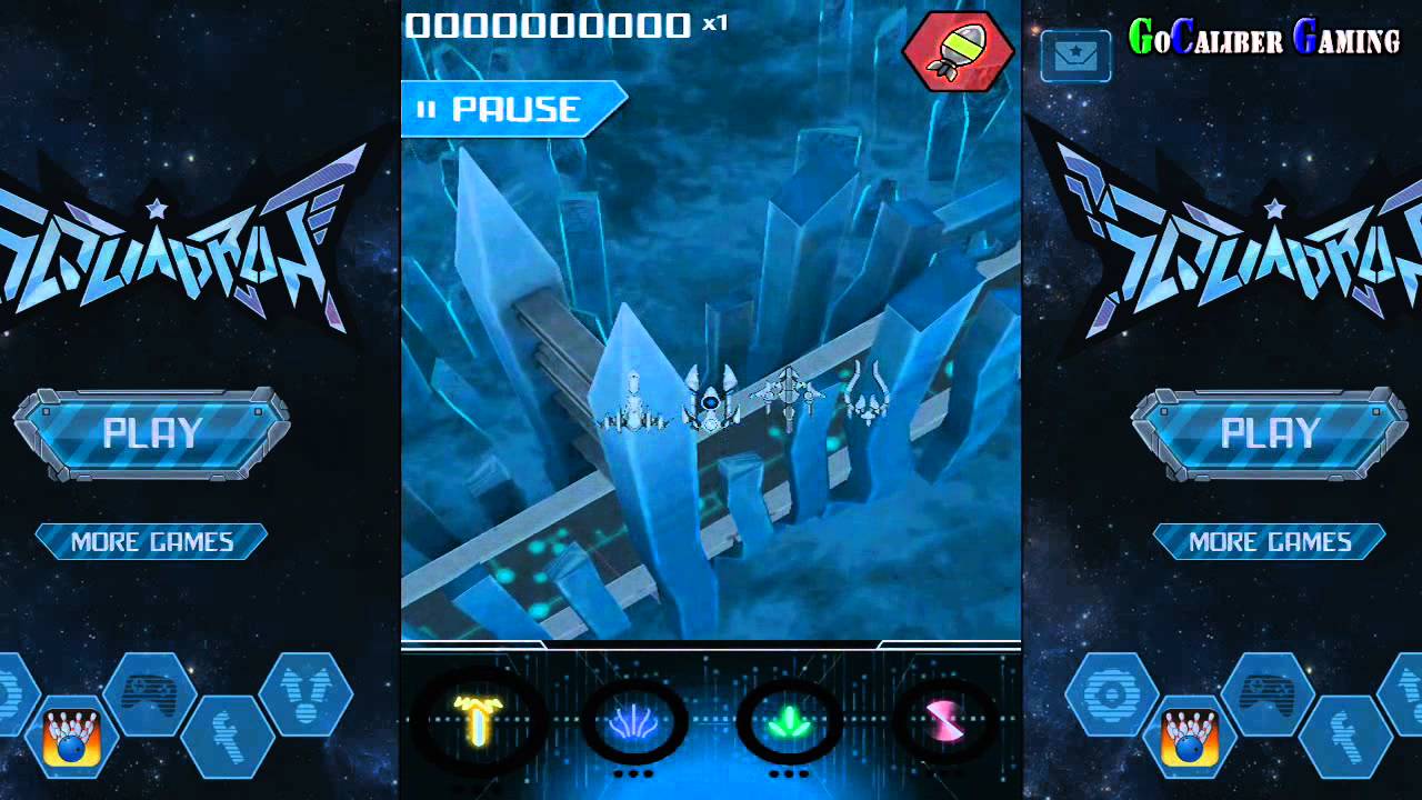 Squadron - Bullet Hell Shooter Android Walkthrough - Gameplay Part 1 - Kalder: Level 1-1 - 1-5