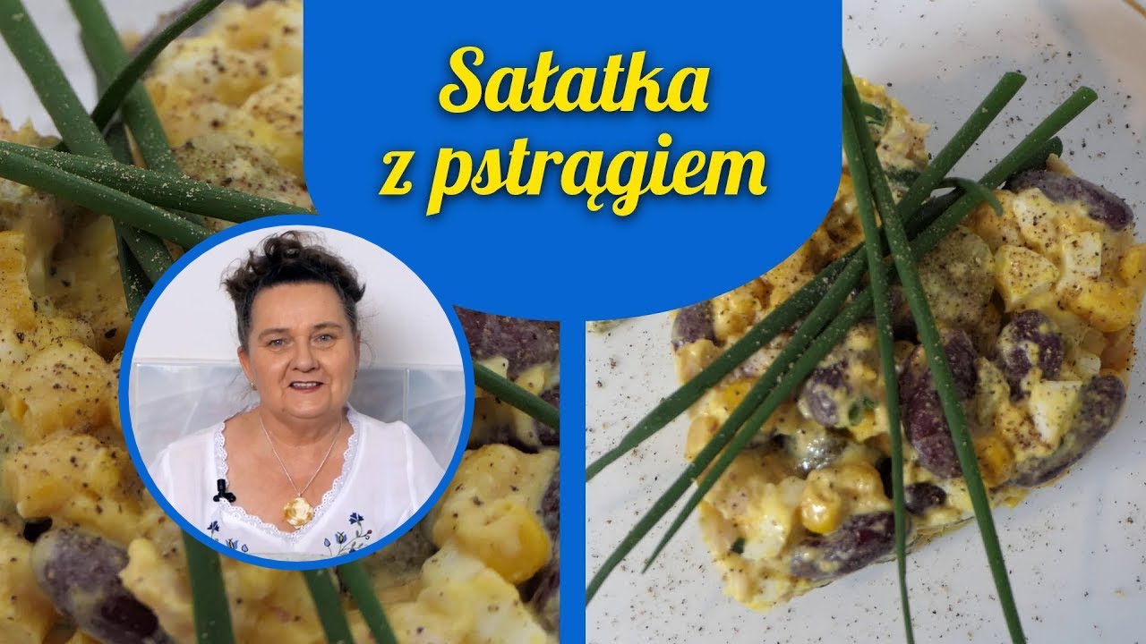 Kolejna Sałatka z pstrągiem - Kaszubskie Gotowanie