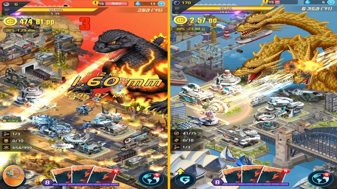 Godzilla Defense Force - Gameplay Trailer (Android)