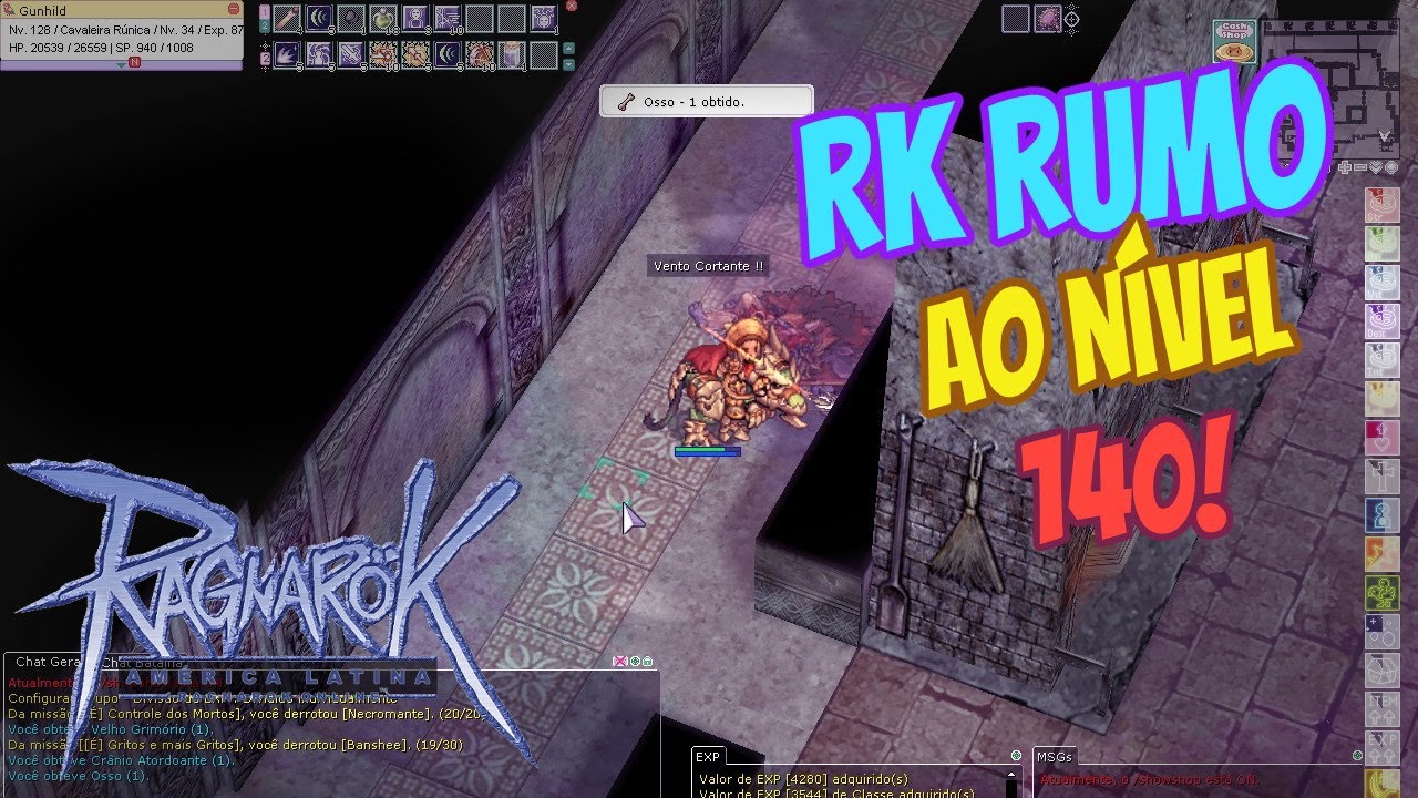 Em Busca do Level 140! Ragnarok Latam