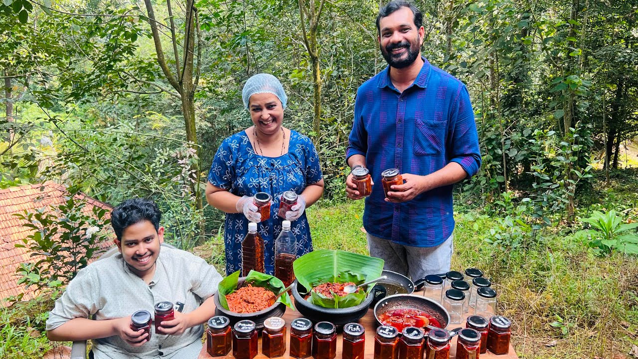 വീട്ടാവശ്യത്തിന് അച്ചാർ തയ്യറാക്കി തുടങ്ങിയ വീട്ടമ്മ |  REAL HOMEMADE PICKLES | street food kerala