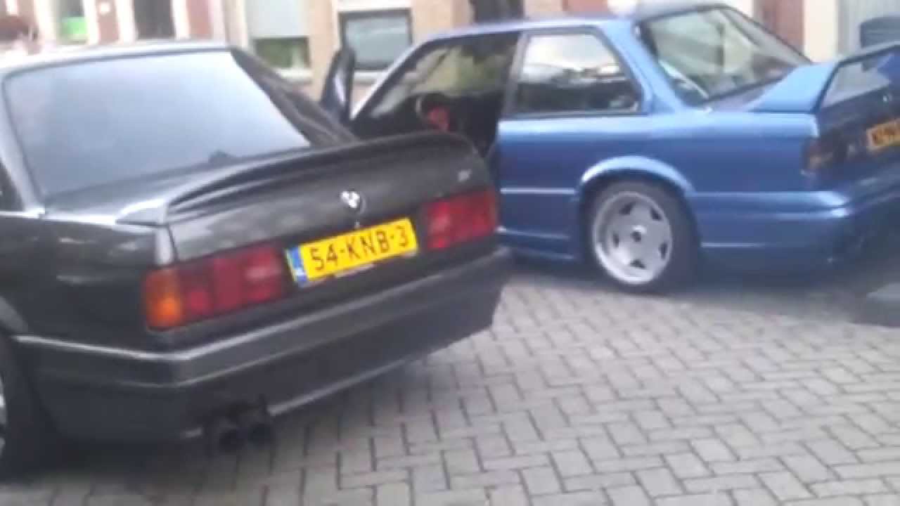 BMW E30 327I Coupe Rieger & E30 325I M Technic 2 V10 Sound