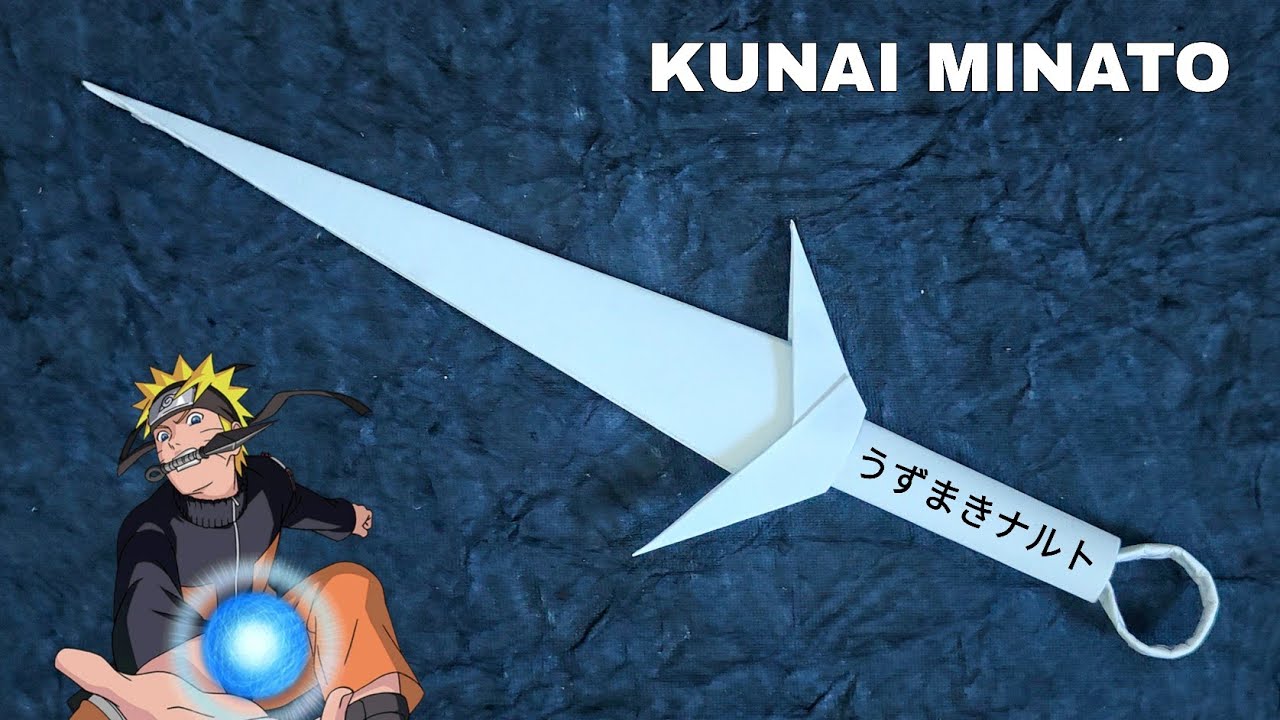 How to Make a Paper Kunai | Easy Ninja Weapon Tutorial