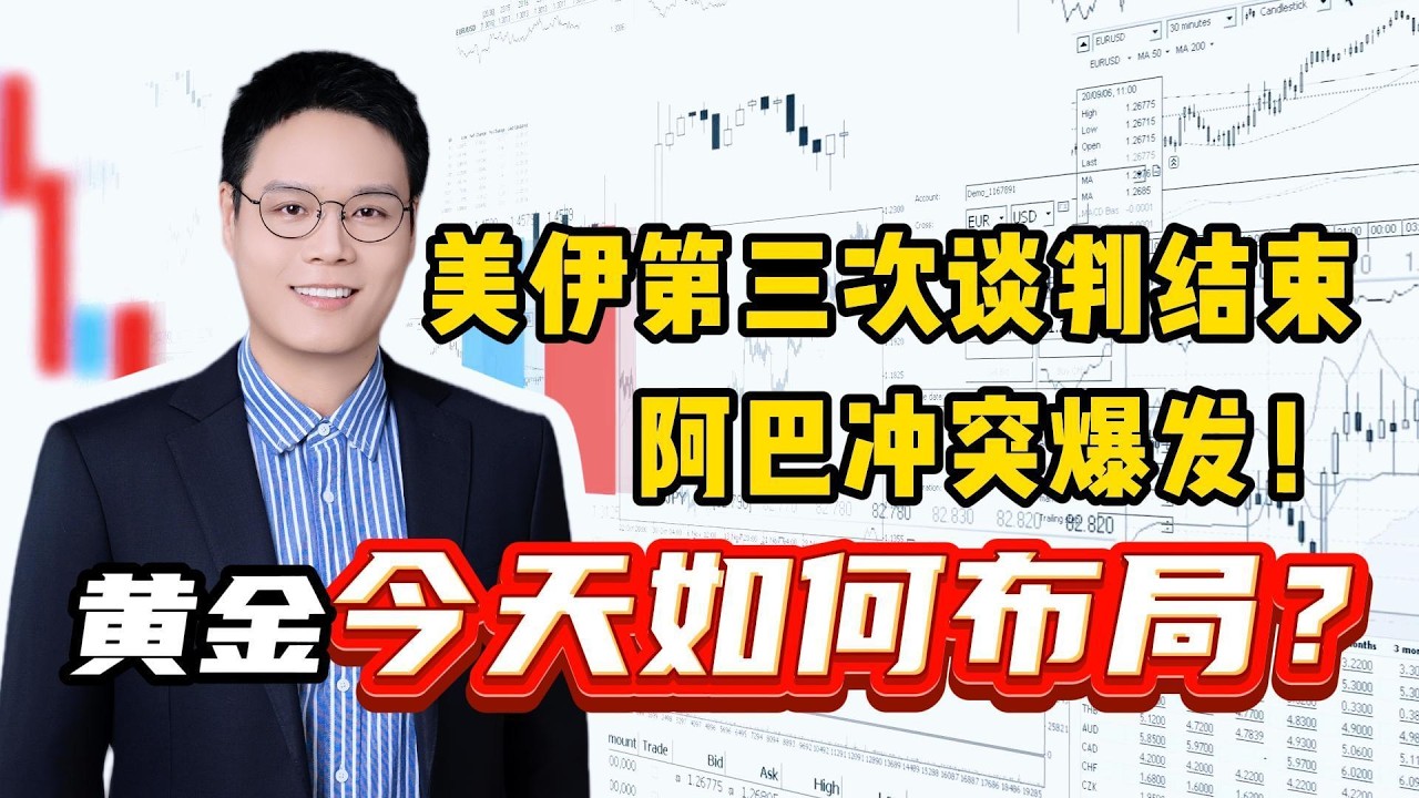 美伊第三次谈制结束，阿巴冲突爆发！黄金今天如何布局？#黄金 #金价 #国际金价 #今日金价#黄金每日分析#外汇#交易