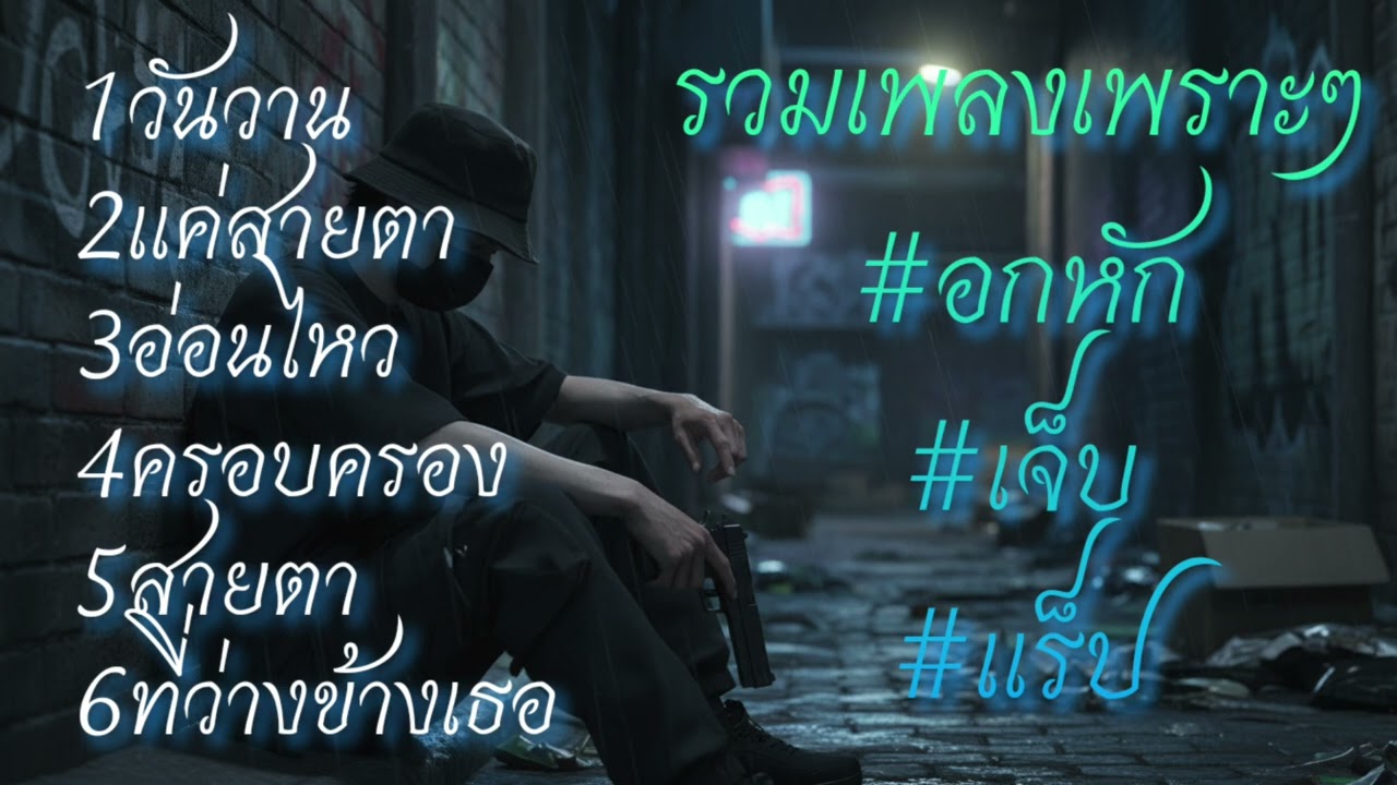 รวมเพลงแร็ปเพราะๆ#อกหัก 