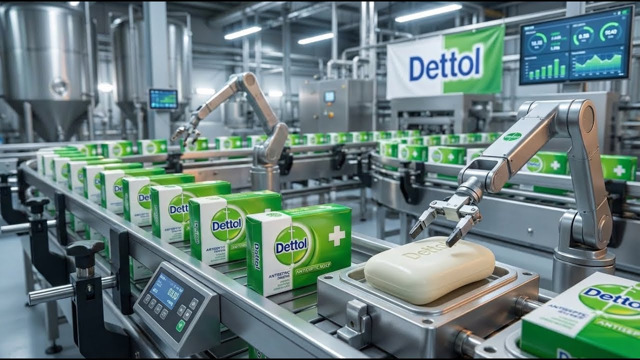 Inside Dettol Soap Factory 😱 | How Dettol Soap Is Made