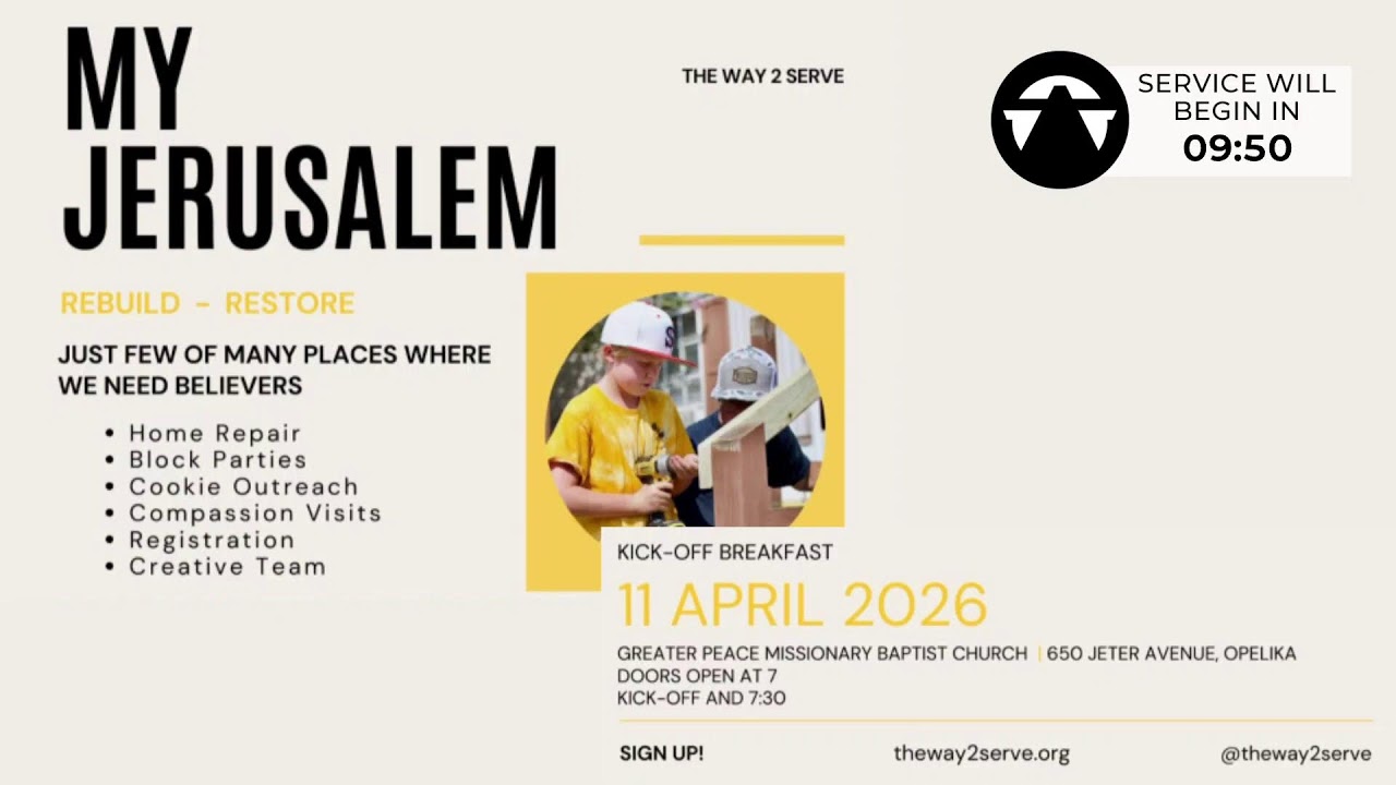 9:45 Service in the Worship Center // March 15, 2026