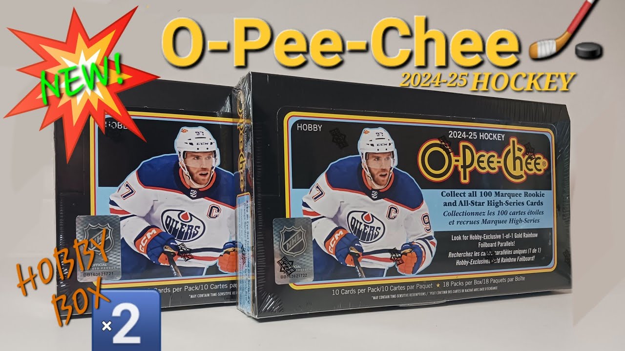 🆕️ 2024-25 O-Pee-Chee HOCKEY x2 HOBBY BOX BREAK 💫 CHASING MARQUEE ROOKIE MICHKOV & CELEBRINI RC