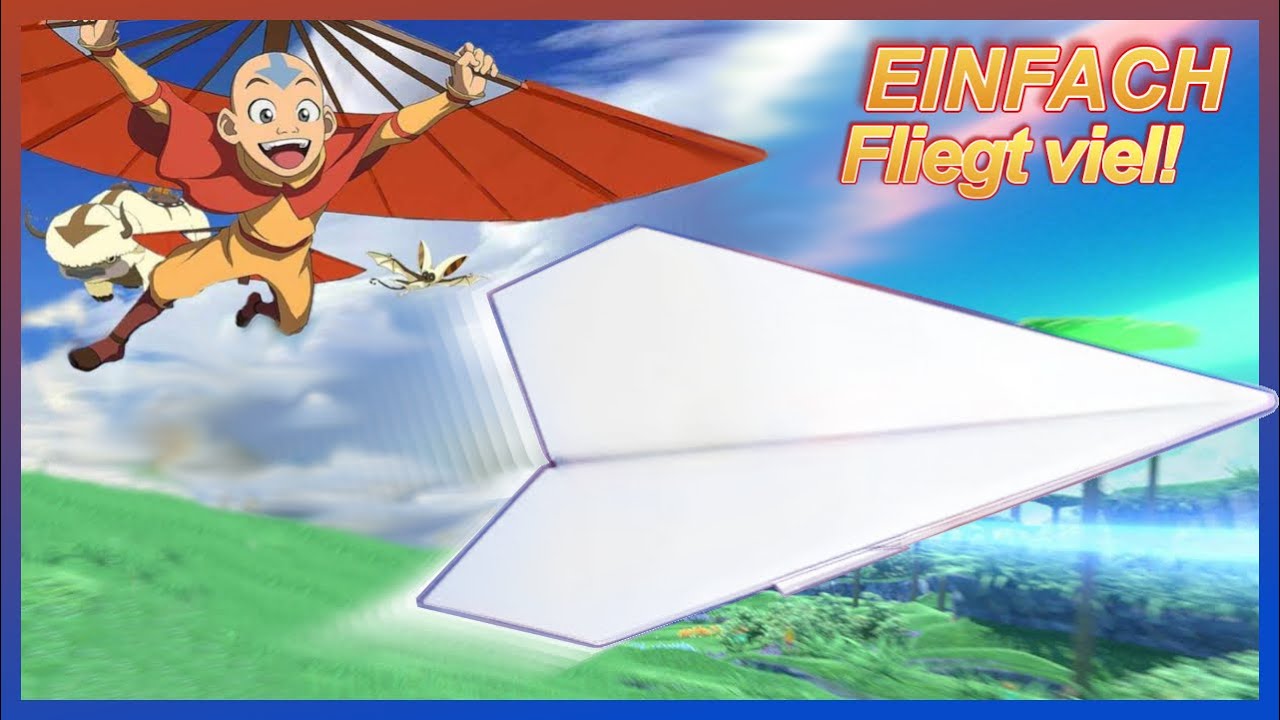 😉✈️👍 Papierflieger selbst basteln - Einfach zu machen ✈️ Avatar.