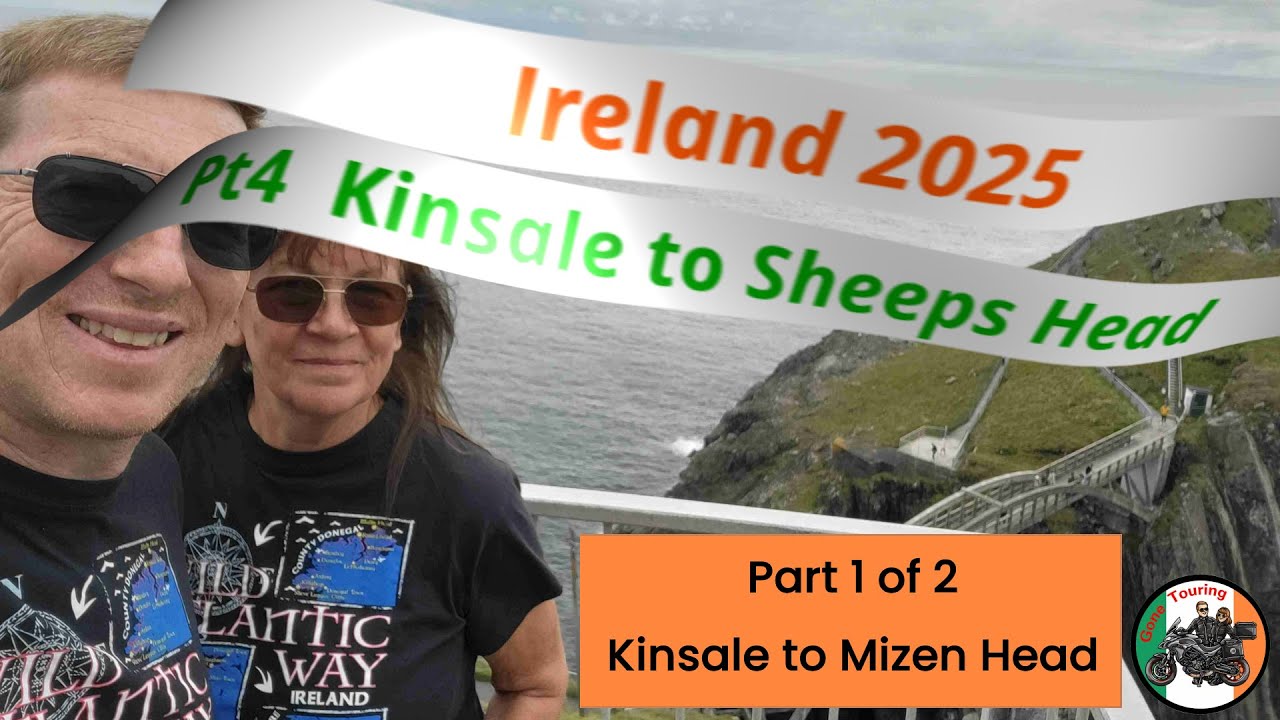 🏍 Day 4  Ep 1  Ireland Kinsale to Mizen Head by Motorbike  🏍